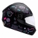 Capacete Moto Infantil Criança Fly Young Live Azul Preto Vermelho C/ Selo Inmetro Masculino Feminino - Preto