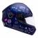 Capacete Moto Infantil Criança Fly Young Live Azul Preto Vermelho C/ Selo Inmetro Masculino Feminino - Azul